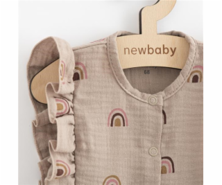 Letní kojenecké mušelínové šaty New Baby Rainbow Vel.86 (...