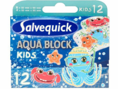 Náplasti Salvequick Aqua Block Kids 1 balení - 12 ks