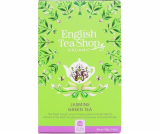 English Tea Sho Jasmínový zelený čaj (20x2) BIO 40g