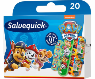 Dětské náplasti Salvequick Kids Paw Patrol 20 ks.