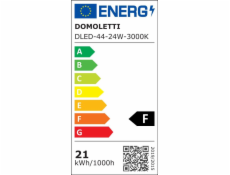 Stropní světlo Domoletti, 24W, 3000°K, LED, bílá