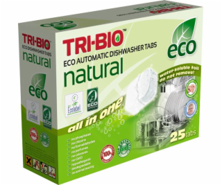 Tablety do myčky Tri-Bio Natural All in One, 25 ks.