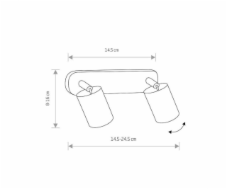 Lampa Nowodvorski EYE, směrová, 10 W, GU10, 6020