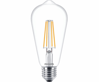 LED žárovka PHILIPS, ST64, E27, 7 W, 806 lm, 2700 K