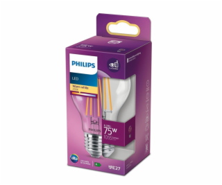 LED žárovka PHILIPS, A60, E27, 8,5 W, 1055 lm, 2700 K