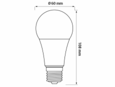 LEMP LED E27 A60 7,5W 806LM 3000K