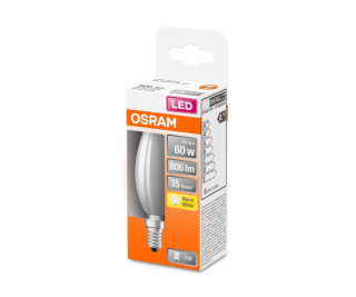 LED žárovka OSRAM, B35, E14, 6 W, 806 lm, 2700 K