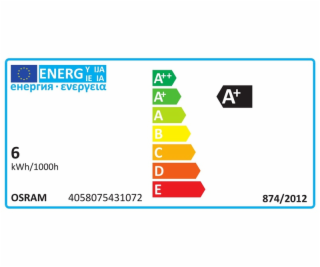 LED žárovka Osram B35, 5,5W, E14, 2700K, 470lm, mat.