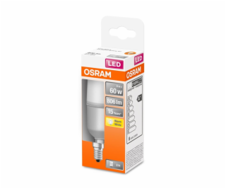 LED žárovka Osram STICK, 8W, E14, 2700K, 806lm, mat.