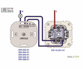 Šviesos reguliatorius LIREGUS EPSILON, metalo spalvos