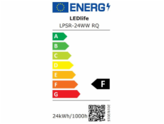 ŠVIEST TVIRT LPSR-24WN RQ 24W LED 3000K