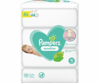 Pampers ubrousky Sensitive XXL 4x80ks