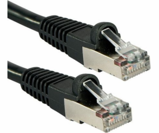 Lindy RJ-45/RJ-45 kat.6 S/FTP Čierna 10m (47183)