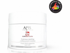 APIS Raspberry Glow Sugar Scrub cukrový scrub s lyofilizovanými malinami 220g