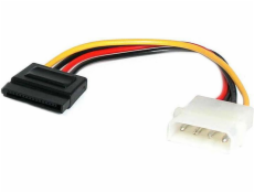 StarTech Molex - SATA, 0,15 m, viacfarebný (SATAPOWADAP)