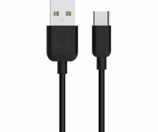 Usams USB-A – USB-C kábel USB 1 m čierny (63881-uniw)