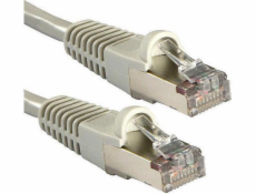 Lindy Patchcord Cat6A, S/FTP, LSOH, 7,5 m, sivý (47137)