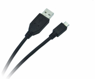 Libox USB-A - microUSB USB kábel 3 m čierny (LB0012)