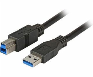 EFB USB kábel USB-A – USB-B 3 m čierny (K5236.3)