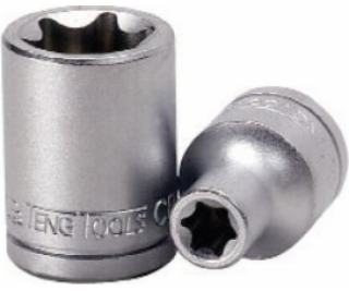 Zásuvka Torx Teng Tools 1/2" E16 (112070503)