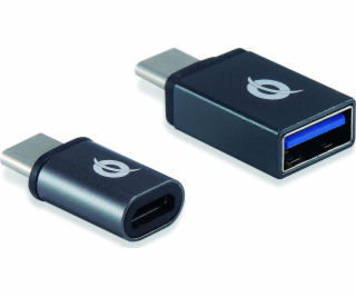 Conceptronický USB adaptér DONN04G USB-C - USB sivý (DONN...