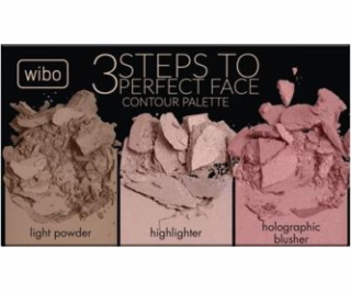 Wibo WIBO_3 Steps to Perfect Face Contour Palette Light 10g