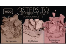 Wibo WIBO_3 Steps to Perfect Face Contour Palette Light 10g