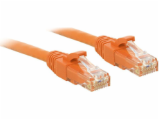 Lindy Patchcord Cat6, U/UTP, 2m, oranžový (48108)