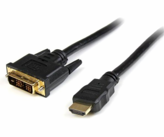 StarTech HDMI - DVI-D kábel 1m čierny (HDDVIMM1M)