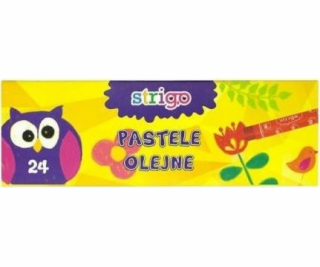 Strigo Olejové pastely 24 farieb STRIGO