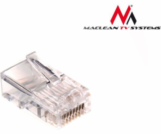 Maclean RJ45 zástrčka 8P8C 5e drôt (MCTV-662) 100 ks