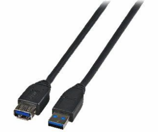 EFB USB kábel USB-A – USB-A 1,8 m čierny (K5237.1,8)