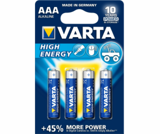 Varta High Energy AAA / R03 Batéria 4 ks.