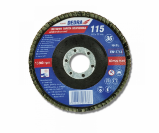 Dedra Flap brúsny kotúč 115x22mm zrnitosť 60 - F20060