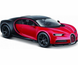 Maisto Composite Model Bugatti Chiron šport čierno-červen...