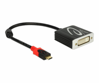 Delock USB adaptér USB-C - DVI čierny (61213)