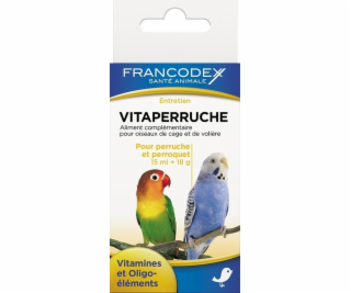 Francodex Vitamíny pre papagáje 15 ml + 18 g