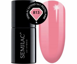 Semilac Semilac Extend 813 Hybrid Varnish 5v1 Pastel Pink...