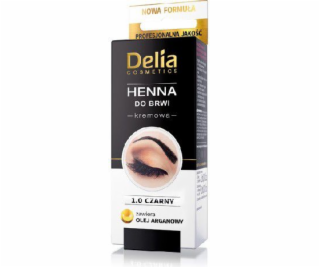 Krém na obočie Delia Henna č. 1.0 Black