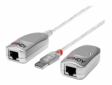 Lindy USB - RJ45 USB adaptér strieborný (42805)