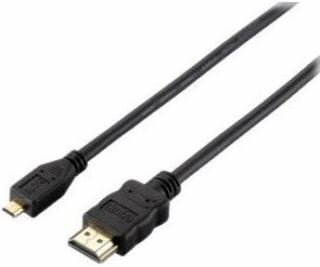  HDMI Micro - HDMI kábel 2m čierny (119308)