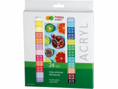 Happy Color Akrylová farba 12ml 24 farieb