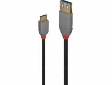 Lindy USB-A - USB-C USB kábel 0,5 m čierny (36910)