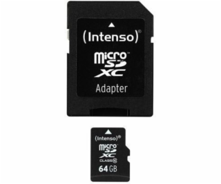 Karta Intenso MicroSDXC 64 GB Class 10 (3413490)