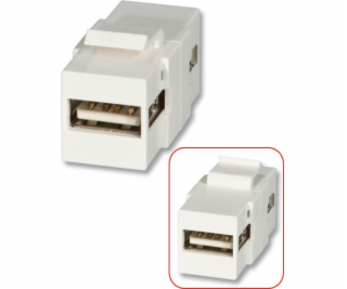 Lindy LINDY USB A Double Female keystone modul pre násten...