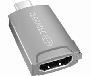 TerraTec C12 USB-C – HDMI adaptér sivý (306704)