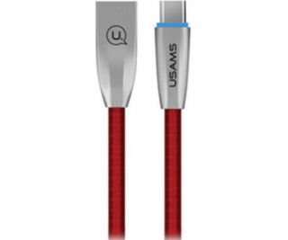 Usams USB-A – USB-C USB kábel 1,2 m červený (63813-uniw)