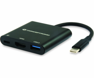 Concepttronic DONN01B USB-C stanica/replikátor - HDMI + U...