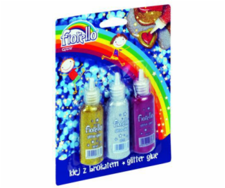 Fiorello Glitter lepidlo 3 farby x 20ml (180670)