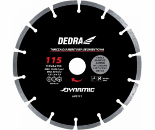 Dedrá segmentový disk dynamický 230 mm 22,2 mm (HP2116)